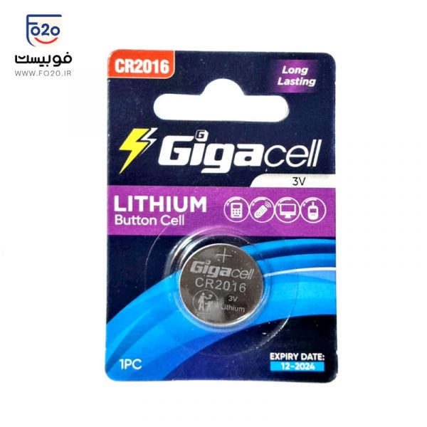 خرید باتری سکه‌ ای لیتیومی گیگاسل مدل CR2016